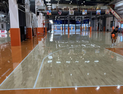 Rubber Volleyball Court: Premium Beech Wooden Flooring Made Simple